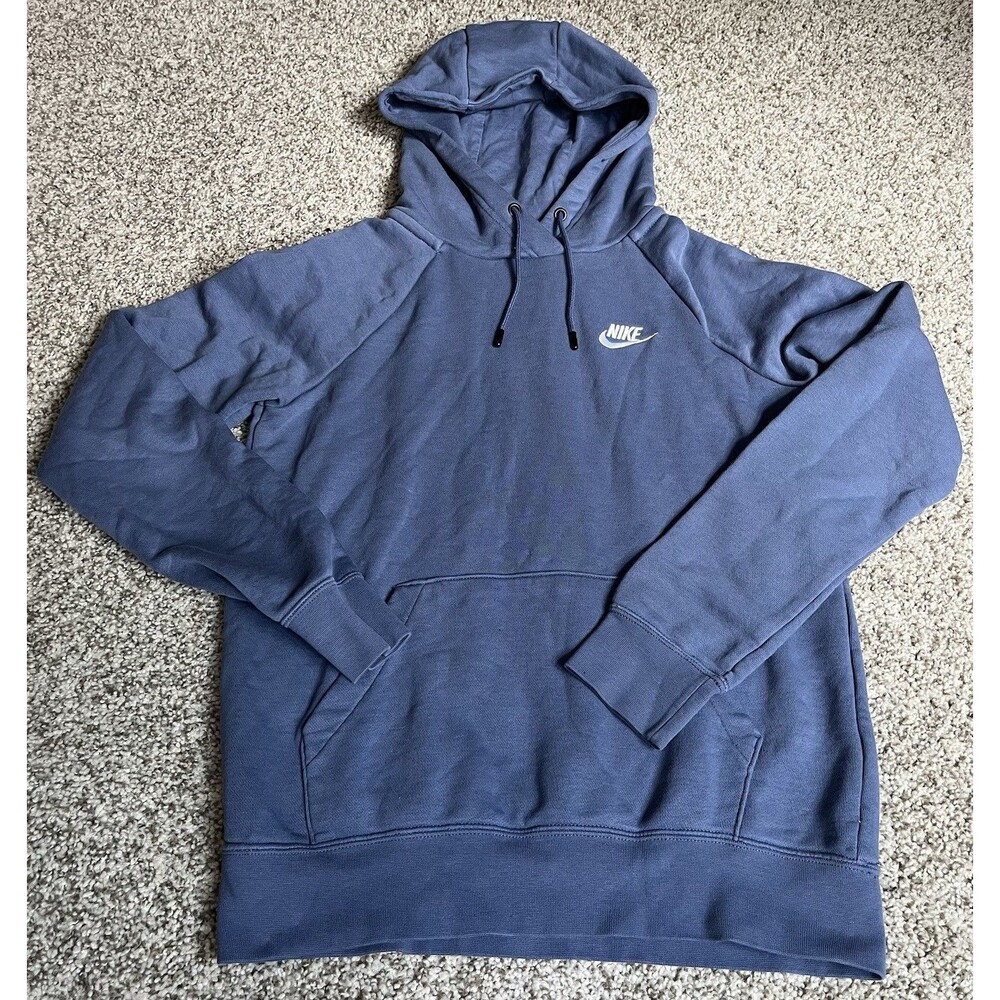 Women's Nike Blue Hooded Sweatshirt, Size XS